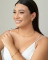 Aro Torcido 3mm Banhado a Ouro 18K