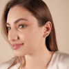Ear Cuff Gotas Zircônia Banhado a Ouro 18K