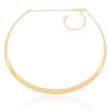 Aro Flat Liso Banhado a Ouro 18K