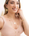 Bracelete Parafuso Banhado a Ouro 18K