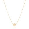 Gargantilha Veneziana Pingente Bola 10mm Banhado a Ouro 18K