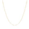 Gargantilha Longa Elos 3 mm Banhado a Ouro 18K