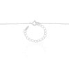 Gargantilha Veneziana Gota Cristal Ródio Branco