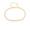 Pulseira Rabo de Rato 2 mm Banhado a Ouro 18K