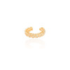Piercing Corações Lisos e Cravejado Cristal Banhado a Ouro 18K
