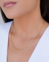Gargantilha Grumet 2 mm Banhado a Ouro 18K