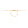 Gargantilha Grumet 2 mm Banhado a Ouro 18K