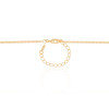 Gargantilha Piastrine 2 mm Banhado a Ouro 18K