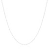 Gargantilha Longa Americana 1.5 mm Ródio Branco