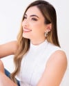 Gargantilha Longa Grumet Losango Ródio Branco