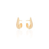 Brinco Argola Gota Lisa 1.7 cm Banhado a Ouro 18K