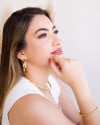 Anel Ajustável Torcido Tamanho M Banhado a Ouro 18K