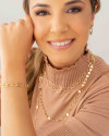 Choker Elos Ovais Banhado a Ouro 18K
