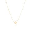 Gargantilha Veneziana Pingente Bola 8 mm Banhado a Ouro 18K