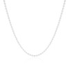 Choker Plaquinhas Redondas Lisas Ródio Branco
