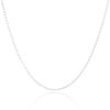 Choker Bolinhas Achatadas Ródio Branco