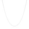 Gargantilha Longa Elos 2 mm Ródio Branco