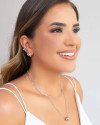 Piercing Bolinhas Ródio Branco