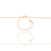 Gargantilhas Venezianas 3 x 45 + 5 cm Banhado a Ouro 18K