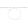 Choker Bolinhas 3 mm Ródio Branco