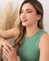 Anel Abaulado Liso Tamanho 17 Banhado a Ouro 18K