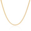 Choker Snake 3 mm Banhado a Ouro 18K