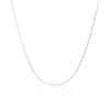 Choker Malha Fita 2 mm Ródio Branco