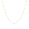 Choker Veneziana Bolinhas 2.5 mm Banhado a Ouro 18K