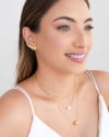 Choker Veneziana Bolinhas 2.5 mm Banhado a Ouro 18K