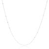Choker Plaquinhas Grumet Ródio Branco