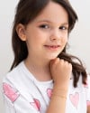 Pulseira Infantil Veneziana Bolinhas Banhado a Ouro 18K