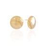 Brinco Esfera Lisa Banhado a Ouro 18K