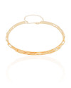Aro com Elos Banhado a Ouro 18K