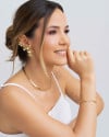 Bracelete Ondulado Banhado a Ouro 18K