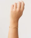 Bracelete Ondulado Banhado a Ouro 18K