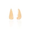 Ear Hook Meia Lua Lisa Banhado a Ouro 18K
