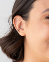 Piercing Corações Lisos Ródio Branco