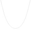 Gargantilha Longa Bolinhas 1.5 mm Ródio Branco