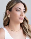 Aro Liso Flat Banhado a Ouro 18K