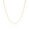 Choker Elos 3x9 mm Banhado a Ouro 18K