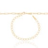 Choker Elos 3x9 mm Banhado a Ouro 18K