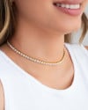 Choker Riviera Cristal Banhado a Ouro 18K