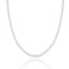 Choker Riviera Cristal Ródio Branco