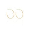 Brinco Argola Fio Liso 2.9 cm Banhado a Ouro 18K