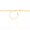 Gargantilha Elos 5 mm Lisos Banhado a Ouro 18K