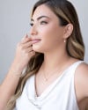 Gargantilha Veneziana Perola Banhado a Ouro 18K