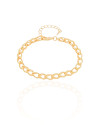 Pulseira Elos Duplos Banhado a Ouro 18K