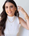 Pulseira Elos Duplos Banhado a Ouro 18K