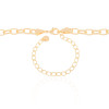 Choker Elos Ovais Lisos Banhado a Ouro 18K