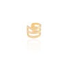 Piercing Três Filetes Banhado a Ouro 18K